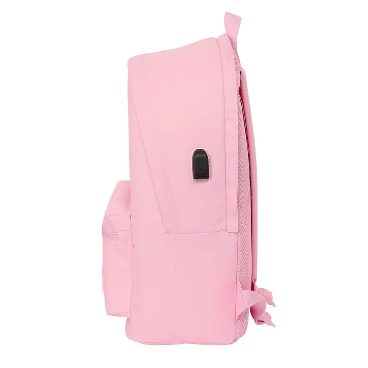 Laptop Backpack Real Madrid C.F. Pink 31 x 44 x 18 cm