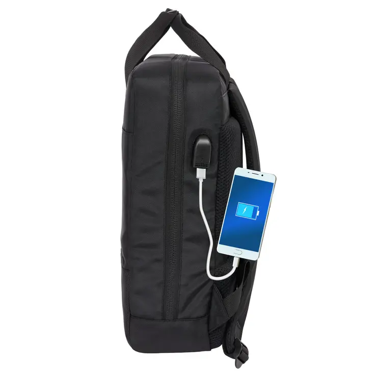 Laptop Backpack F.C. Barcelona Premium Black 29 x 39 x 11 cm 13,3"