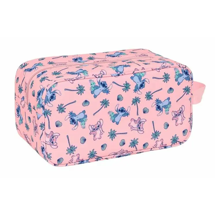 Travel Slipper Holder Stitch Beach Pink 29 x 15 x 14 cm