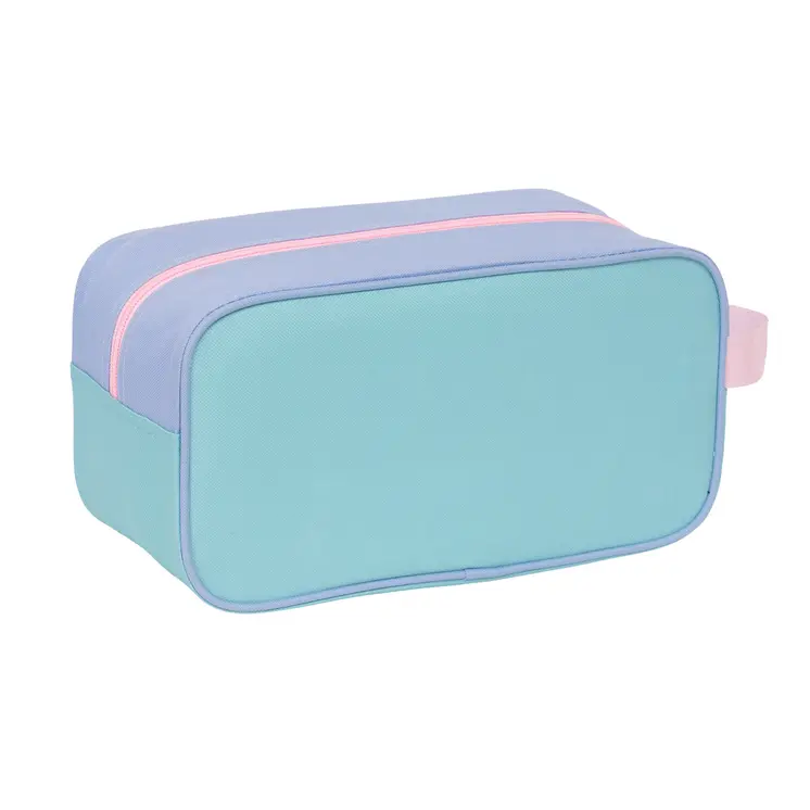 Travel Slipper Holder Munich Mellow Blue Pink Celeste 29 x 15 x 14 cm