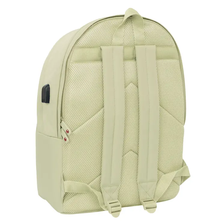 Rucksack for Laptop and Tablet with USB Output El Ganso Basics Beige