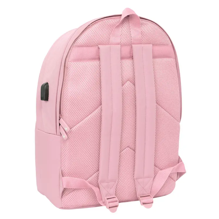 Rucksack for Laptop and Tablet with USB Output El Ganso Basics Pink