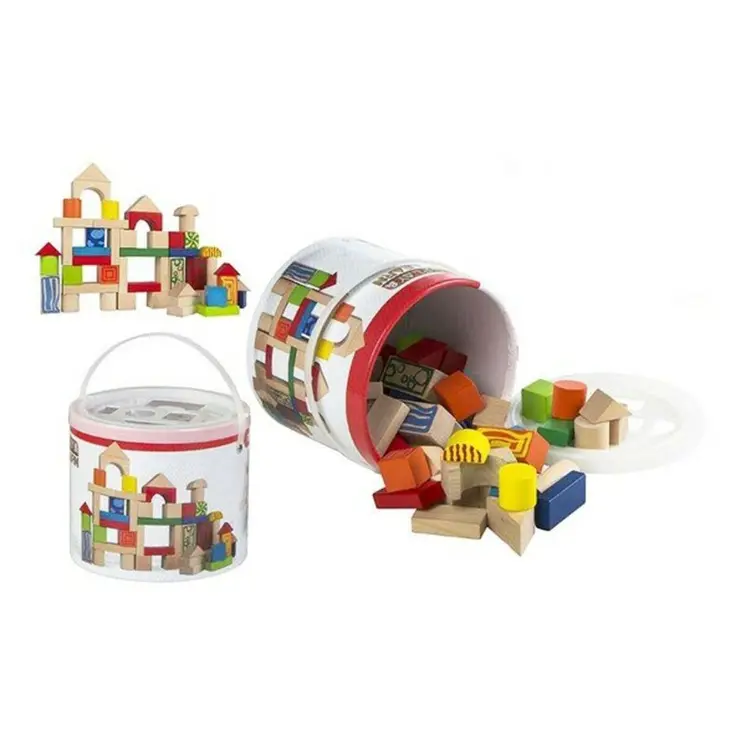 Boat with Building Blocks Woomax 50 Pieces