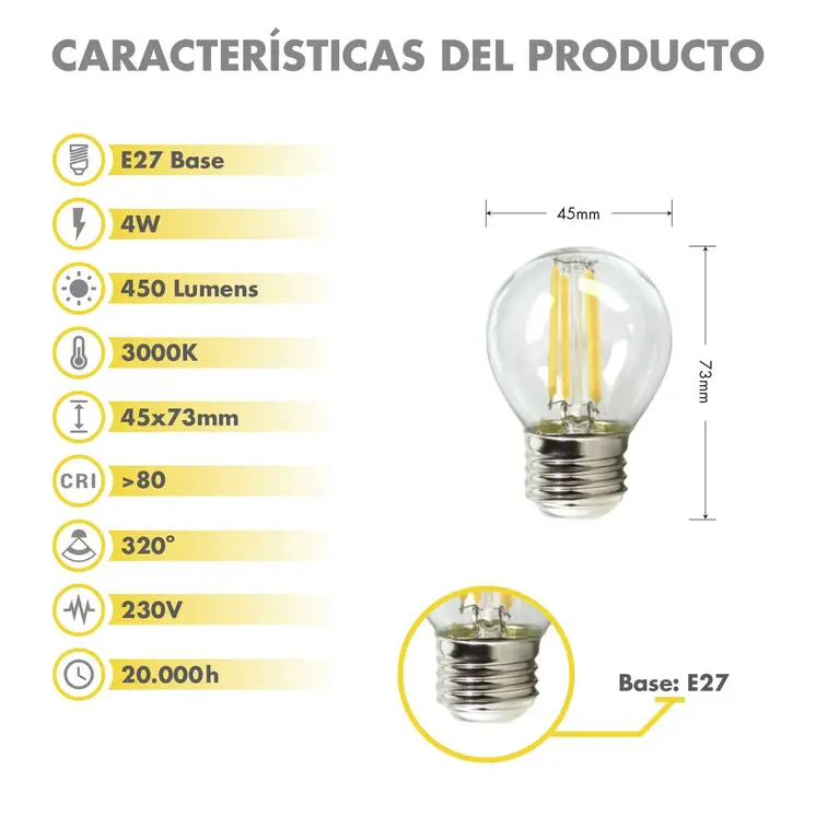 LED lamp Silver Electronics 960327