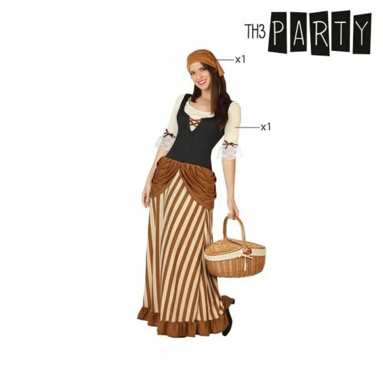 Costume for Adults Th3 Party Multicolour (1 Piece)