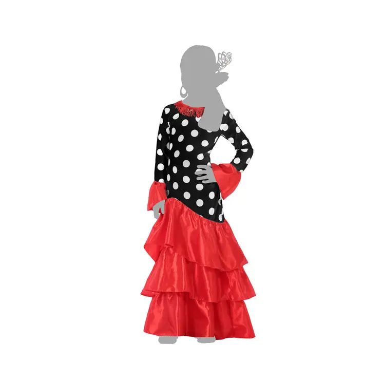 Children's costume Black Red Spain