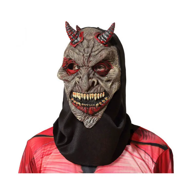 Mask Brown Halloween Male Demon