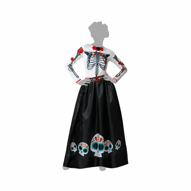 Costume Skeleton Mexican Multicolour