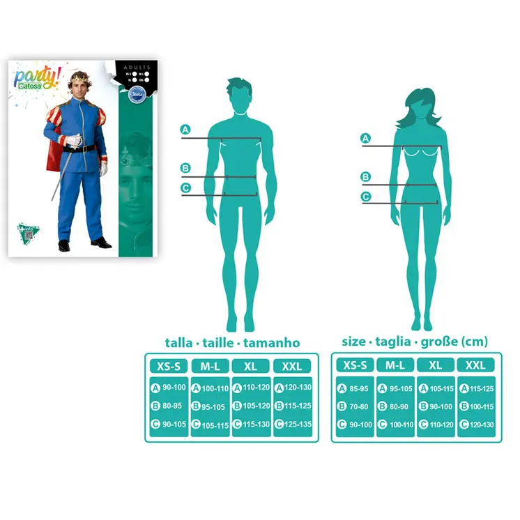 Costume for Adults Prince