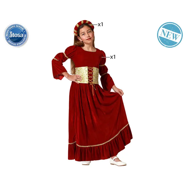 Costume for Children Medieval Queen