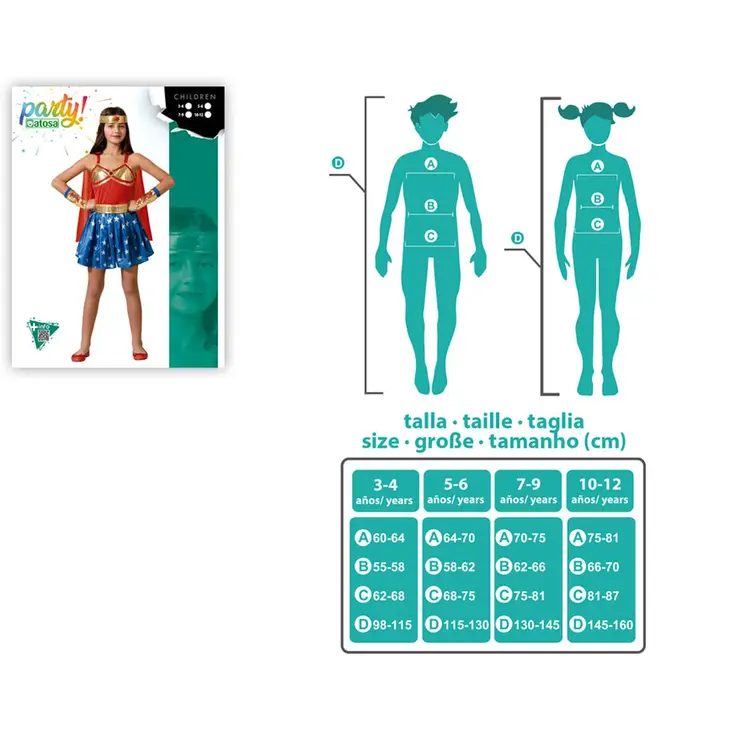 Costume for Children Superheroine