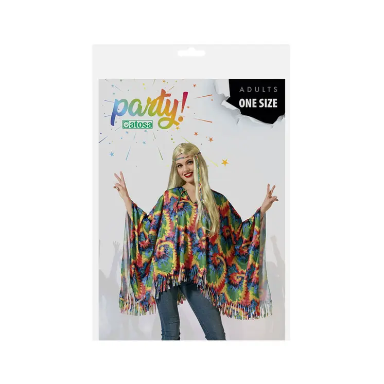 Poncho Multicolour Hippie