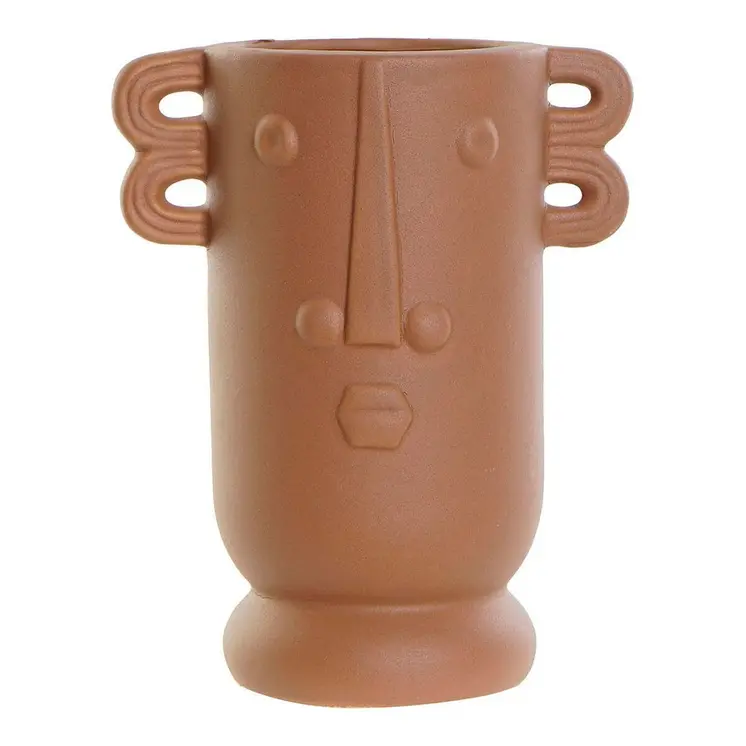 Vase DKD Home Decor Porcelain Terracotta (15 x 10.5 x 18.7 cm)