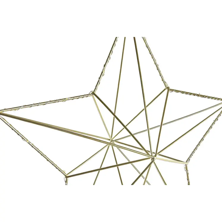 Christmas bauble DKD Home Decor Metal Star (2 Units) (30 x 11 x 30 cm)