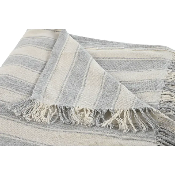 Bed Cover Home ESPRIT Beige Grey 150 x 250 cm