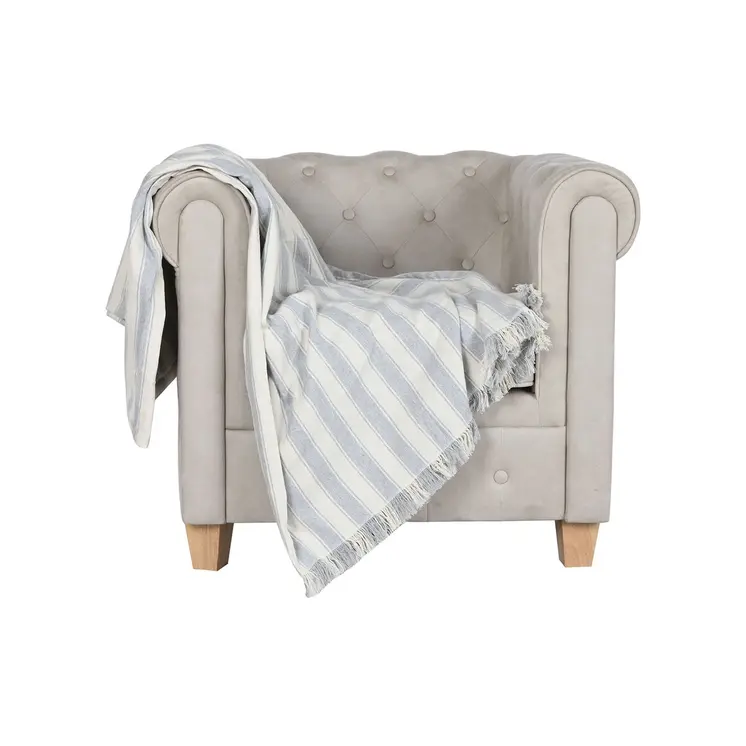 Bed Cover Home ESPRIT Beige Grey 150 x 250 cm