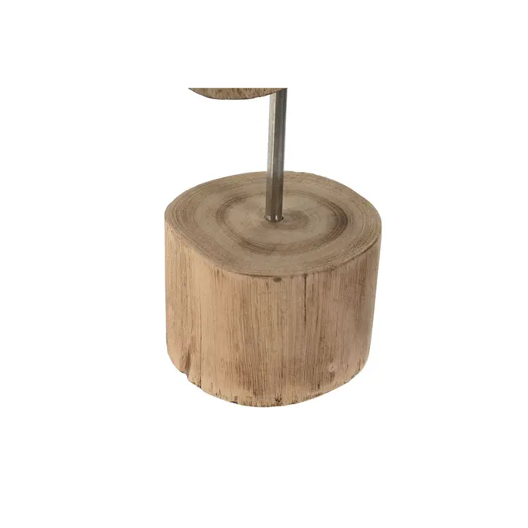 Decorative Figure Home ESPRIT White Natural Anchor Ship Mediterranean 19 x 10 x 38 cm (2 Units)