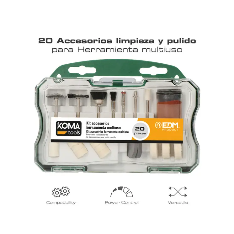 Tool kit Koma Tools 20 Pieces