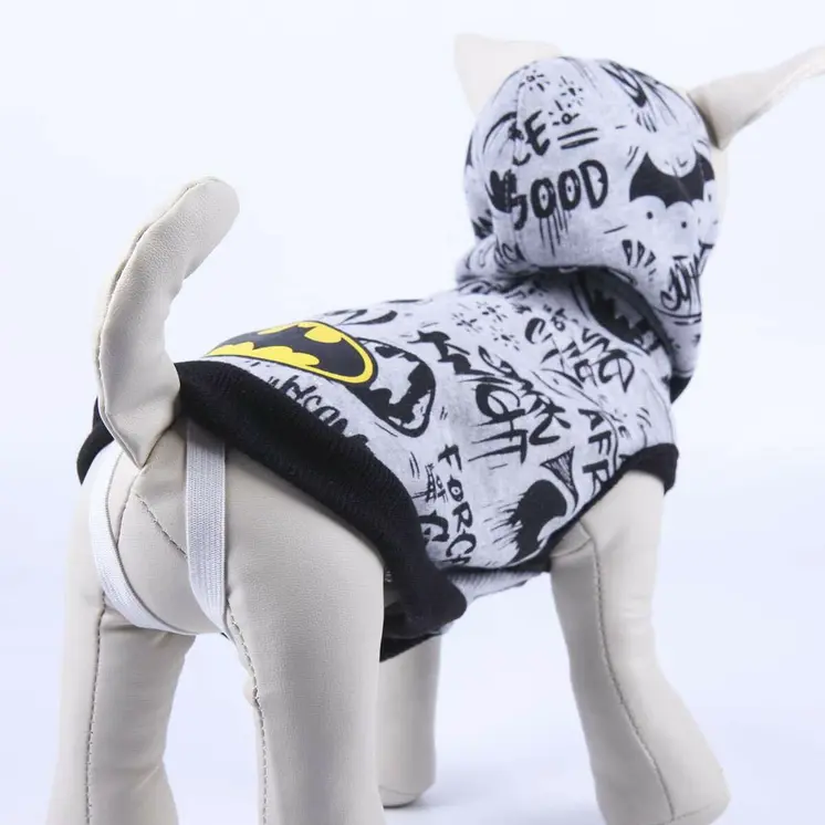 Dog Sweatshirt Batman S Grey