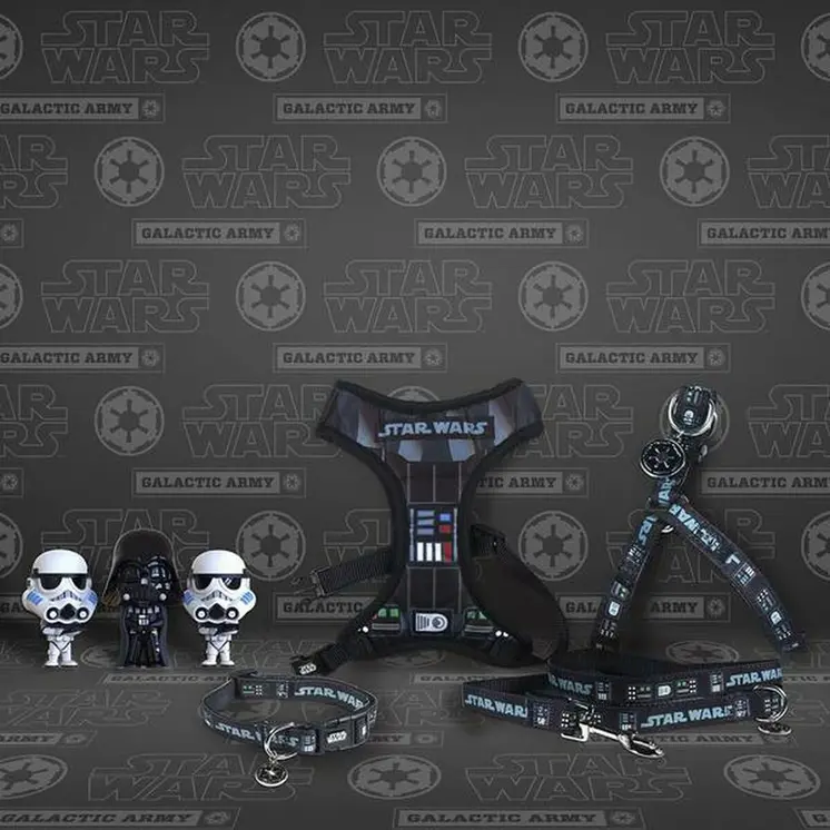 Dog Harness Star Wars Black
