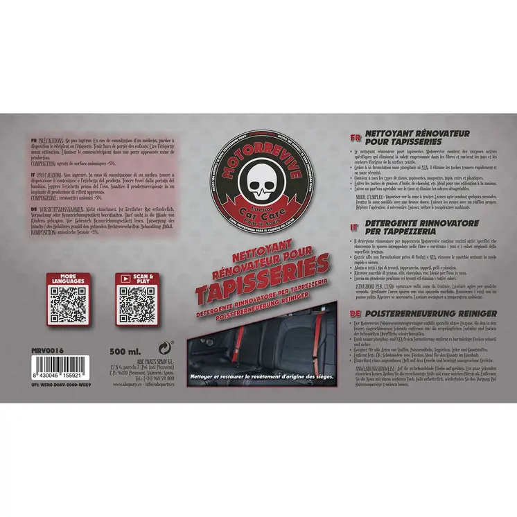 Upholstery Cleaner Motorrevive 500 ml