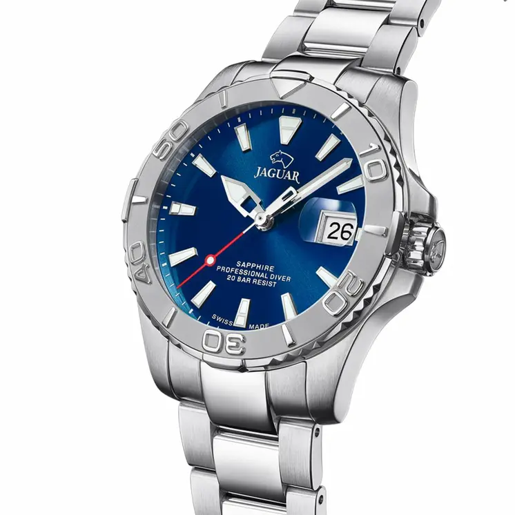 Men's Watch Jaguar Silver