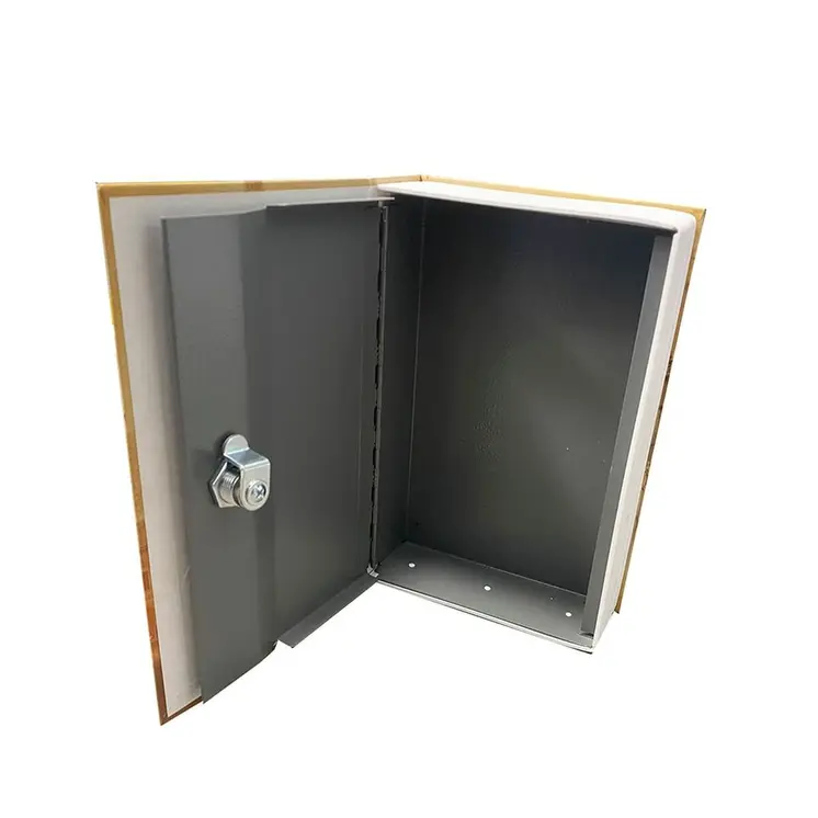 Book-shaped safe Micel CFC08 M13403 Grey Steel London