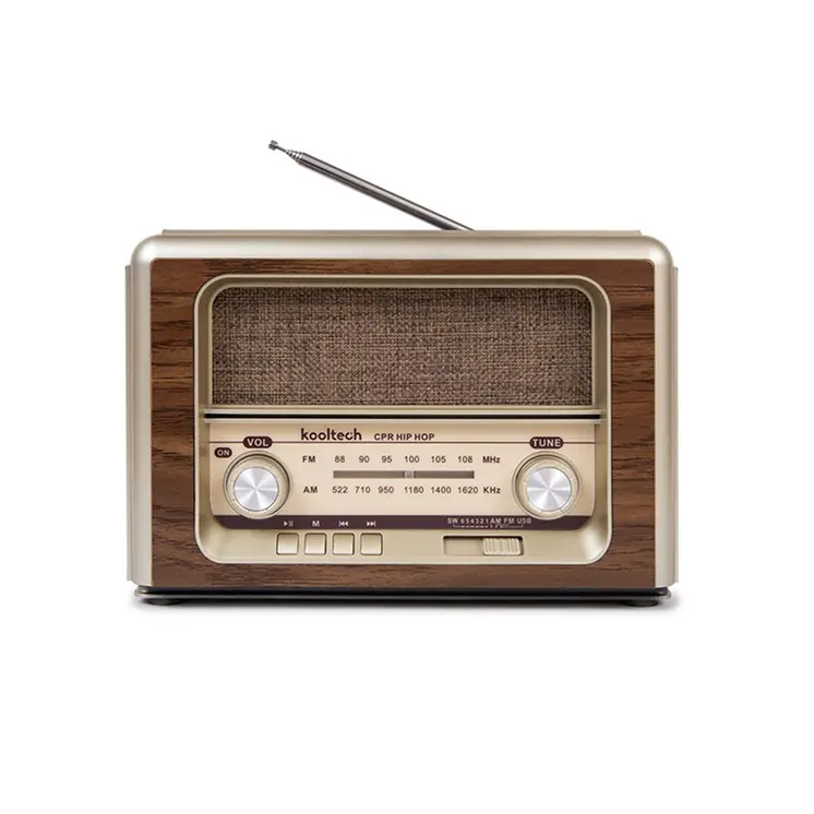 Portable Bluetooth Radio Kooltech Retro AM/FM