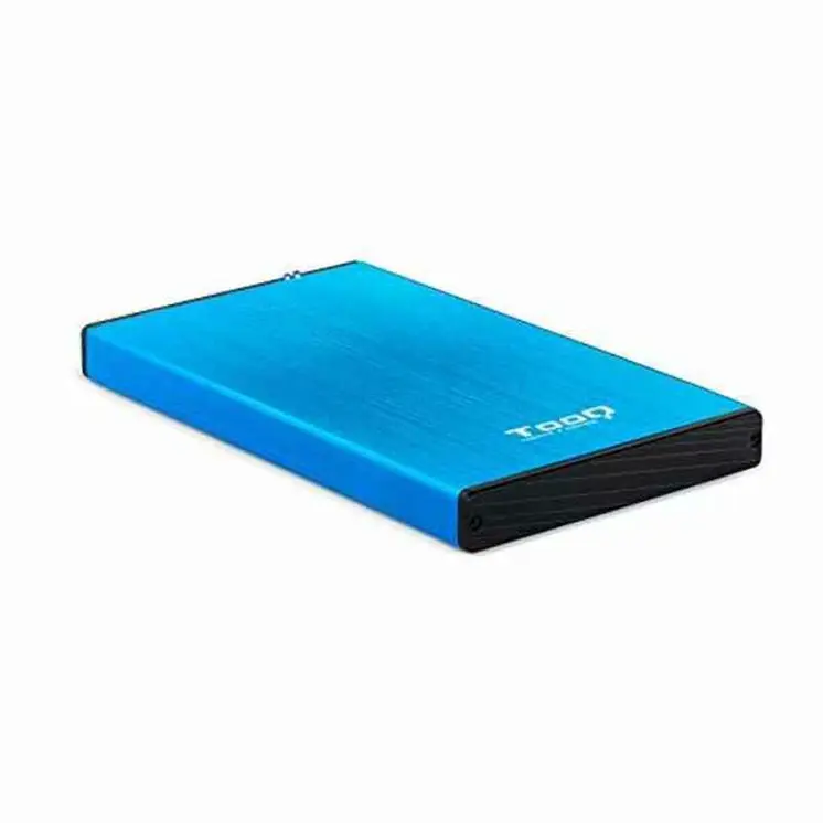 External Box TooQ TQE-2527BL SATA III USB 3.0 3,5" Blue Black/Blue
