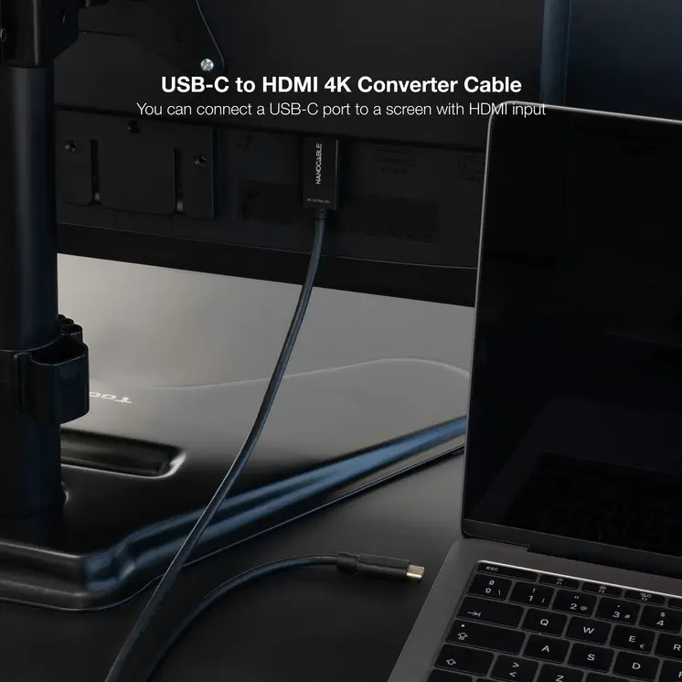 USB-C to HDMI Cable NANOCABLE 10.15.5102 1,8 m Black