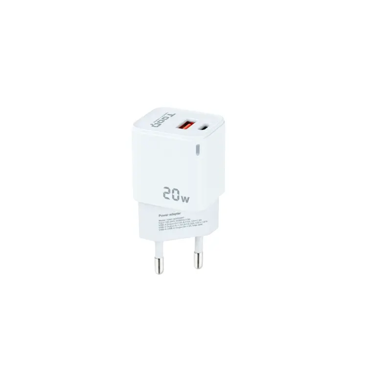 Wall Charger TooQ TQWC-QCPD20WT White 20 W (1 Unit)