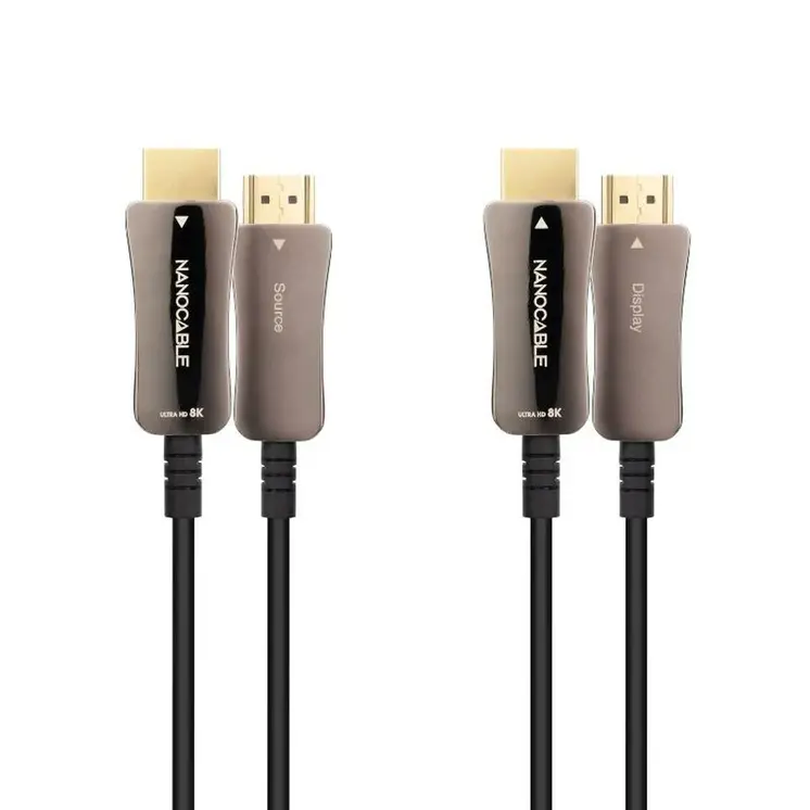 HDMI Cable NANOCABLE 10.15.2110 10 m Black 8K Ultra HD 48 Gbit/s