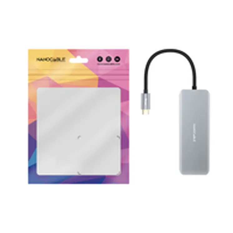 USB Hub NANOCABLE 10.16.1006 Grey (1 Unit)