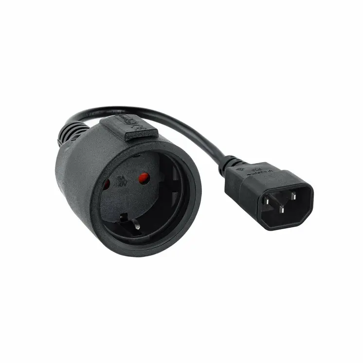 Power Cord NANOCABLE Black 50 cm