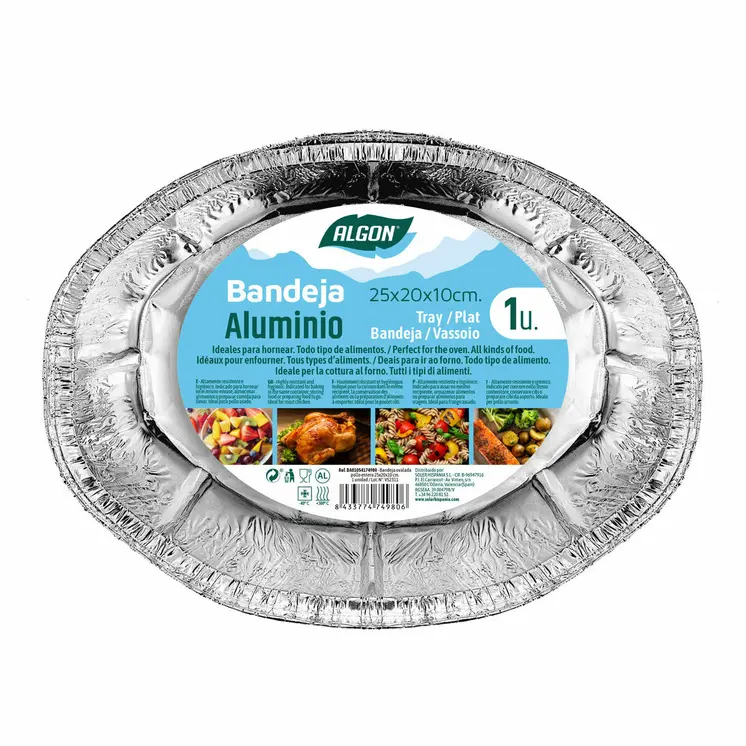 Barbecue tray Algon Chicken 24 Units