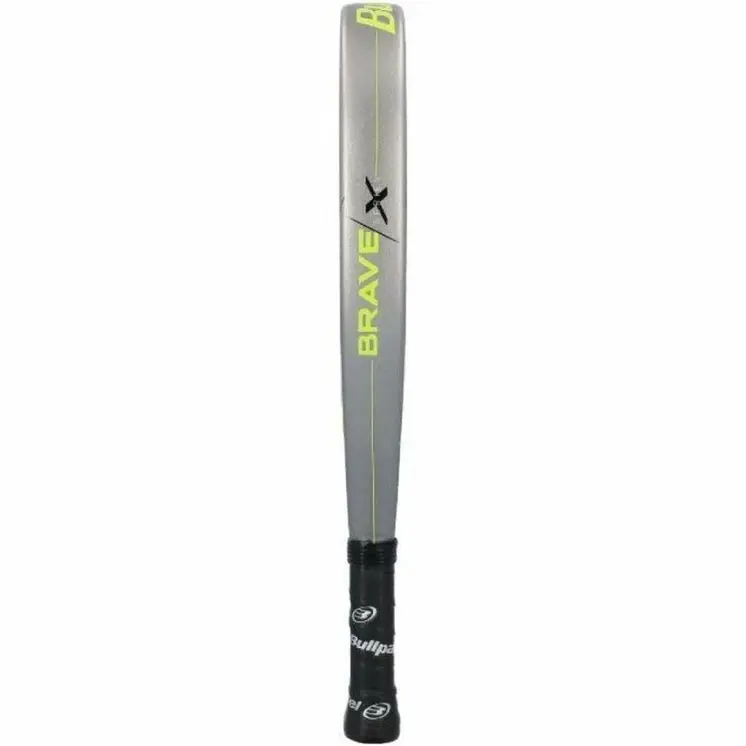 Padel Racket Bullpadel Brave 3.0 2021 Yellow Grey Fibreglass