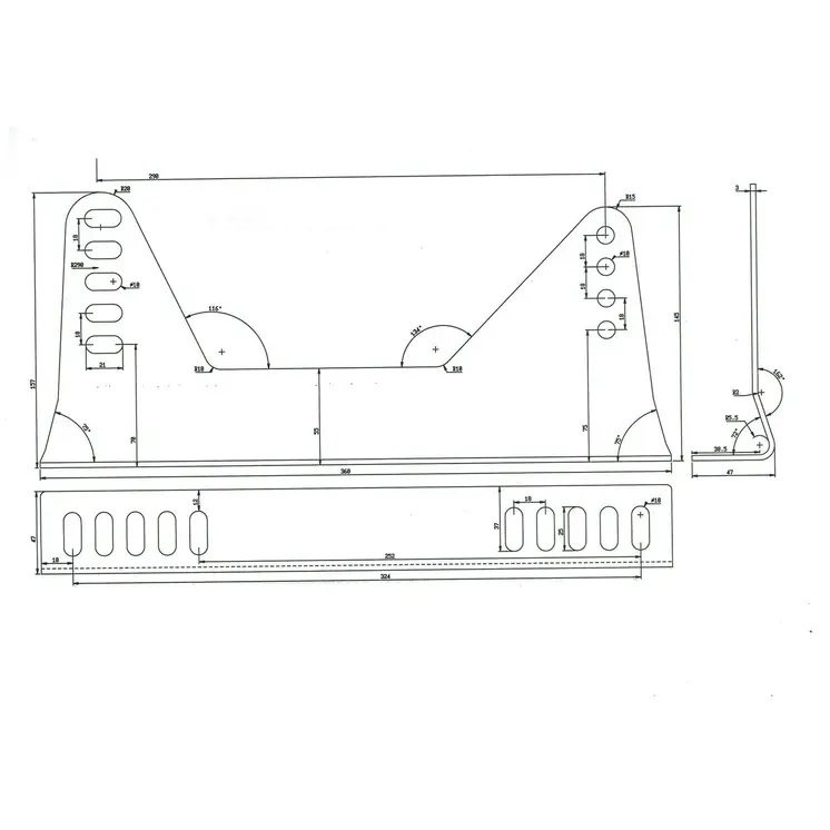 Side Support for Racing Seat OCC Motorsport OCCBAS0010