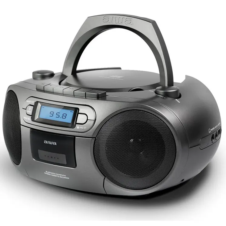 Radio cassette Aiwa BBTC-550MG Bluetooth Grey