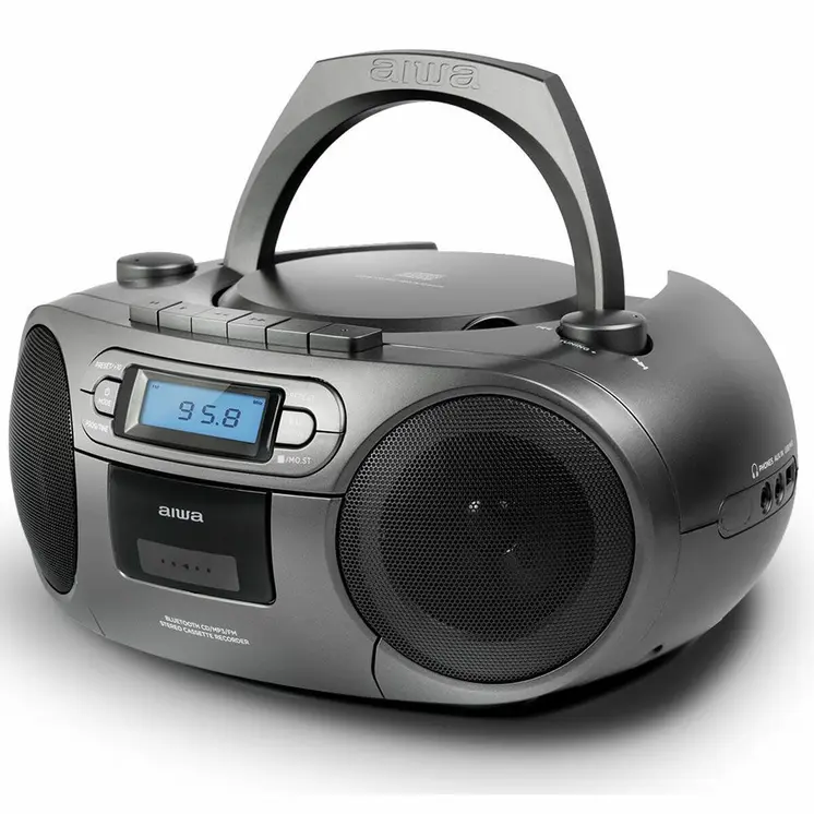 Radio cassette Aiwa BBTC-550MG Bluetooth Grey