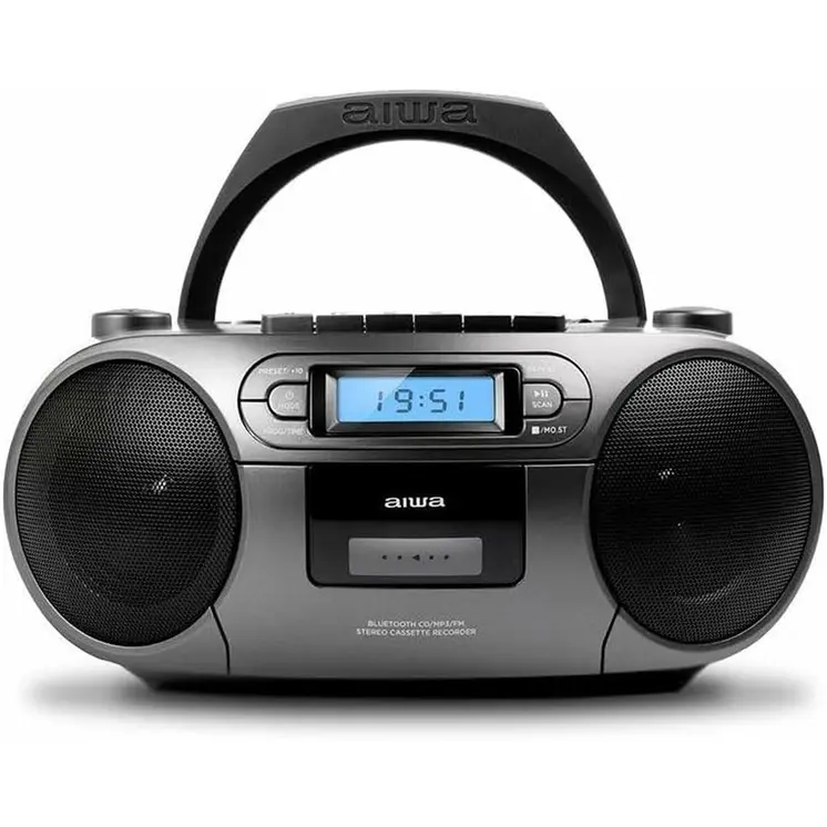 Radio cassette Aiwa BBTC-550MG Bluetooth Grey
