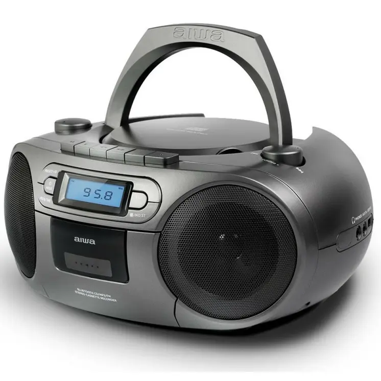 Radio cassette Aiwa BBTC-550MG Bluetooth Grey