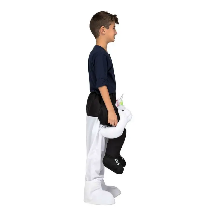 Costume for Children My Other Me Ride-On Unicorn 10-12 Years White