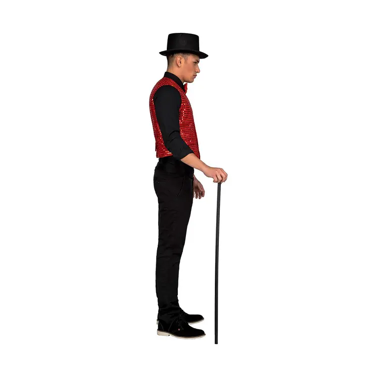 Costume for Adults My Other Me Showman Red Vest M/L
