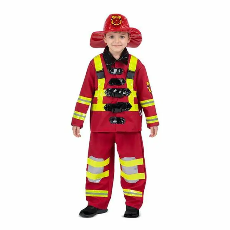 Costume for Children My Other Me Red Fireman M 10-12 Years