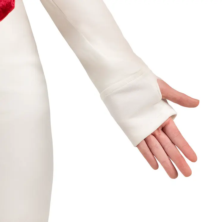 Costume for Adults My Other Me One size Snow Doll 2 Pieces White
