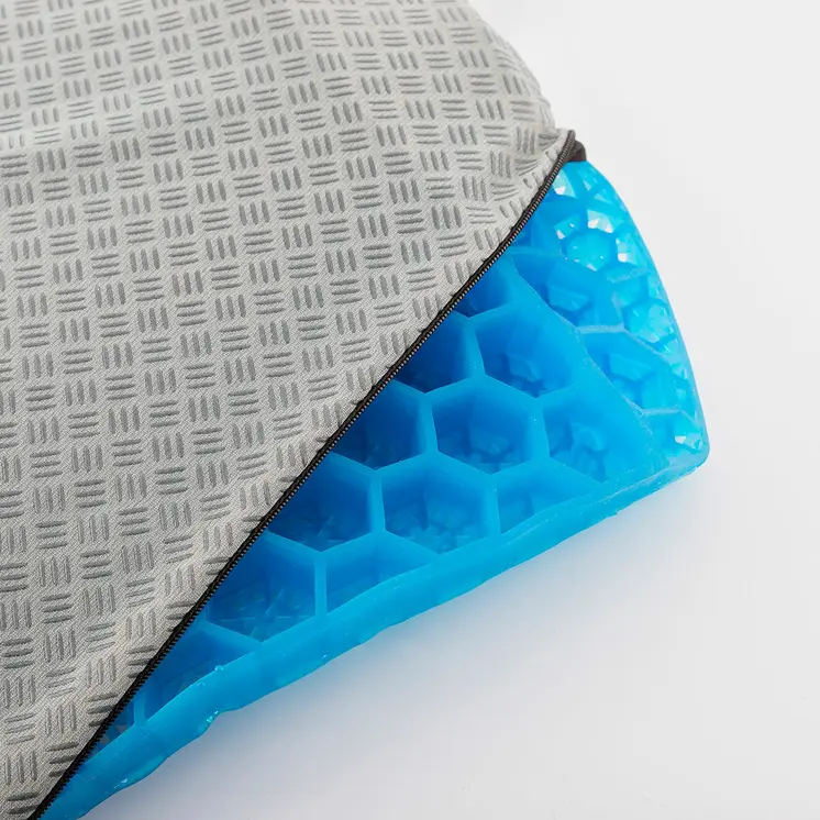 Gel Lumbar Cushion with Removable Cover Glushion InnovaGoods