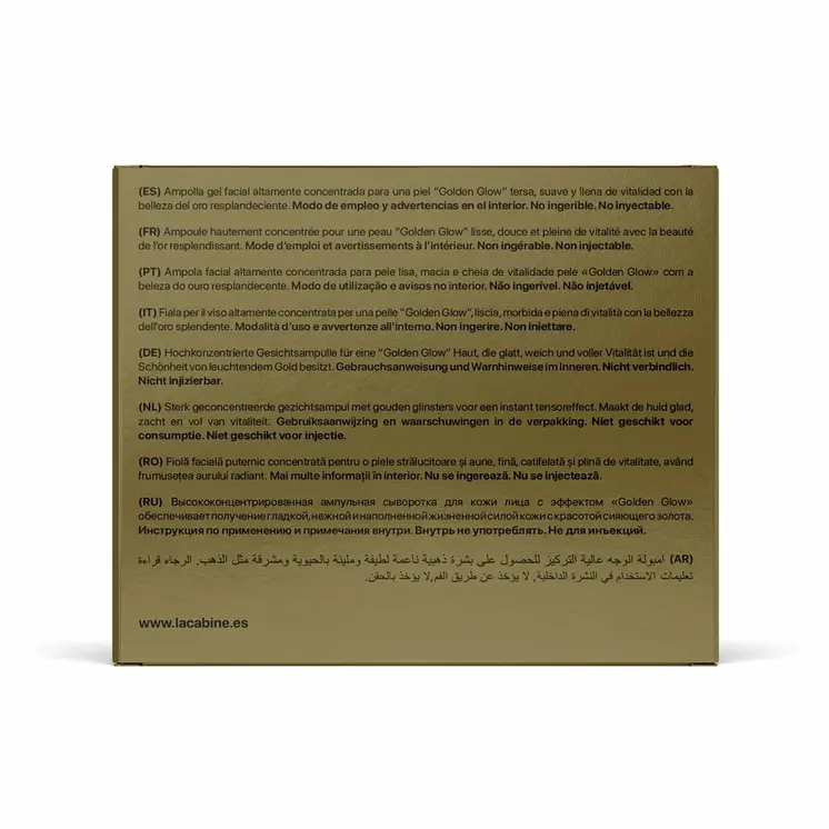 Ampoules laCabine 24K GOLD FLASH 2 ml 10 Units