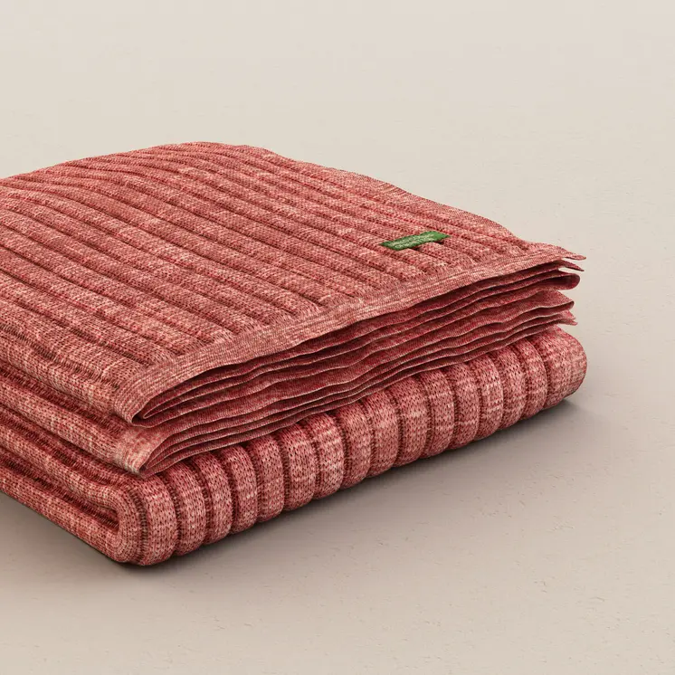Bed Cover Benetton Red 140 x 190 cm