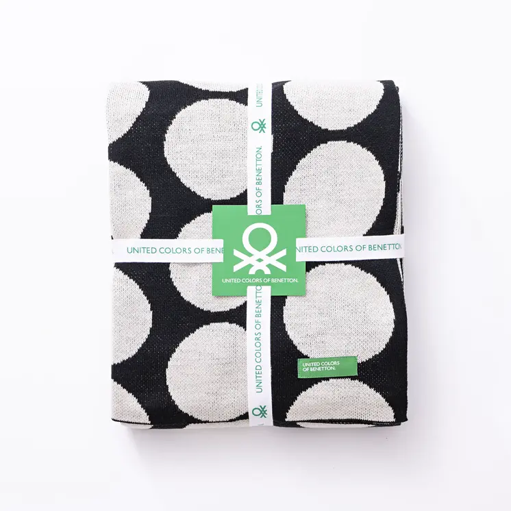 Bed Cover Benetton Black 140 x 190 cm Mouse