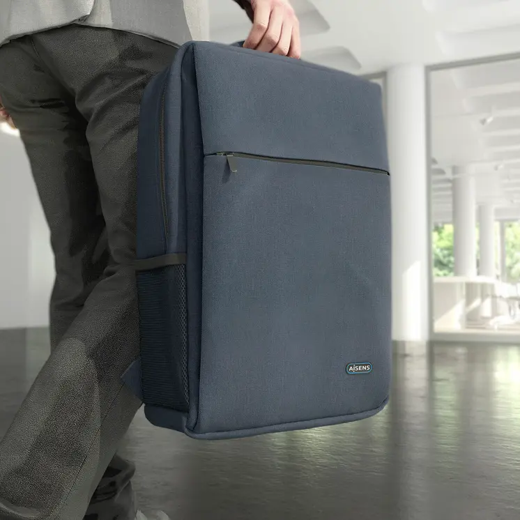 Laptop Backpack Aisens Grey